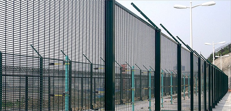 Dark Green Powder Coated Clear View / Anti-Climb Fence - Image 4