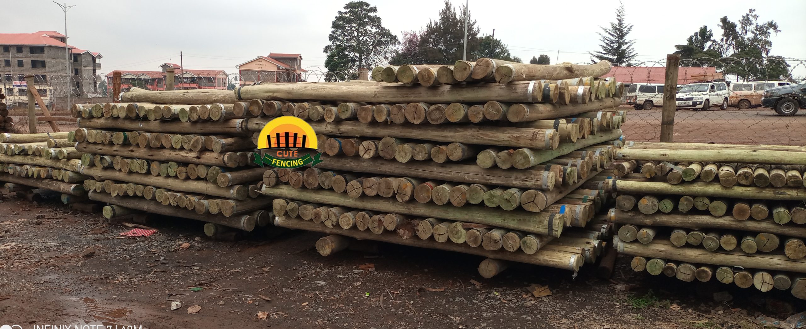 Wooden CCA Pressure treated Pole diameter in inches/millimeters - Image 2