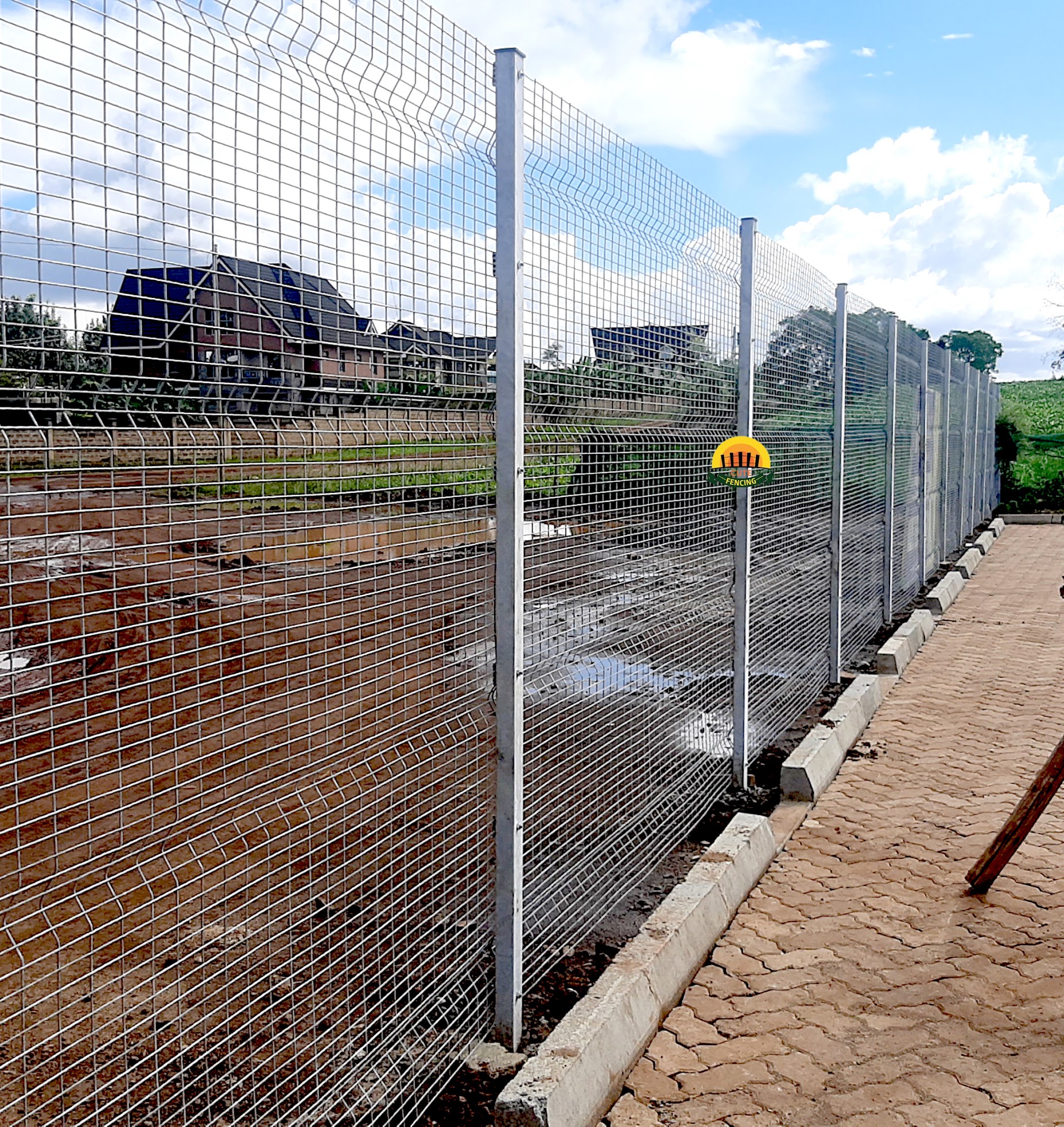 Galvanized Clear View Anti-Climb Fence - Image 2