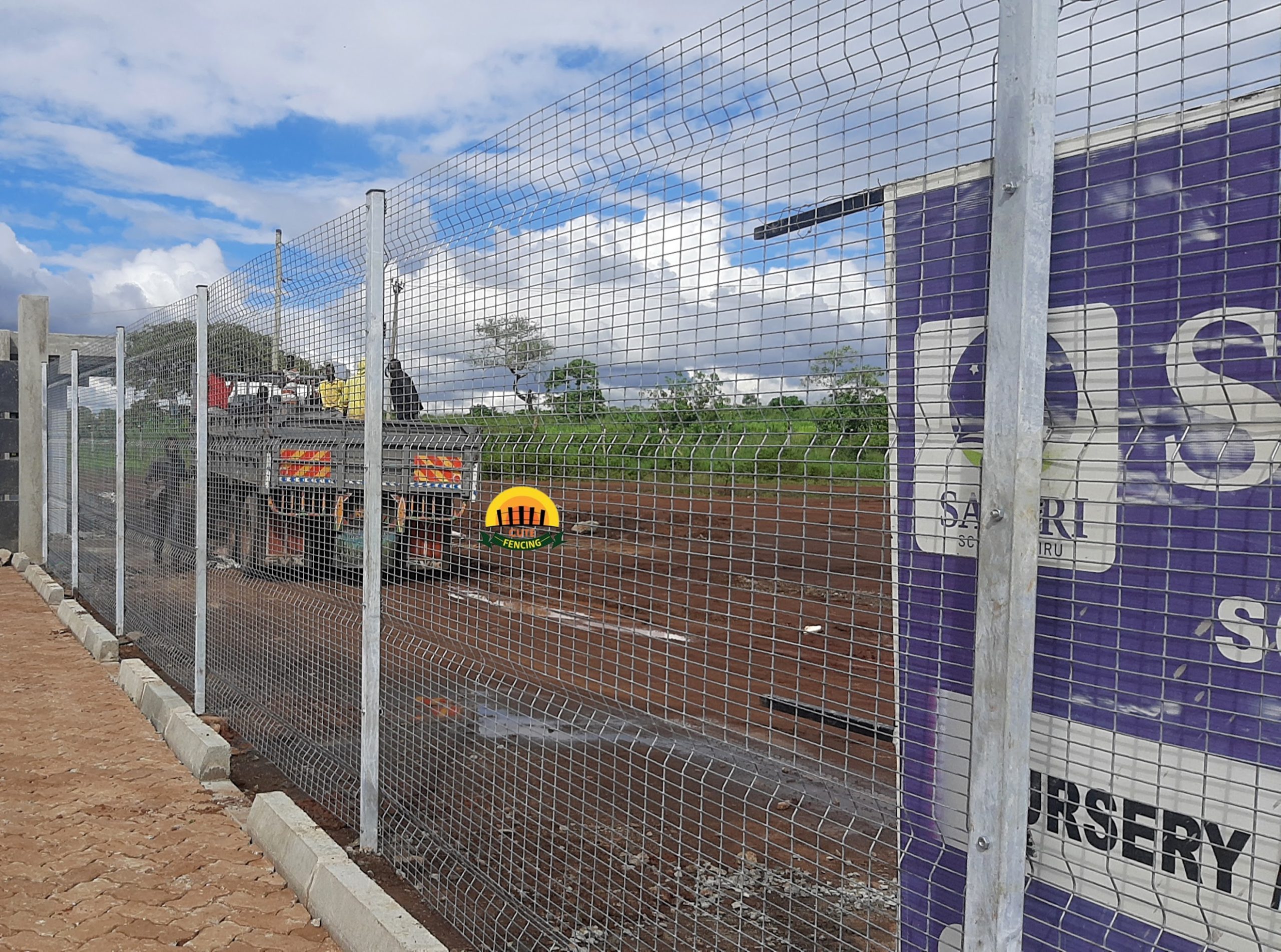 Galvanized Clear View Anti-Climb Fence - Image 4
